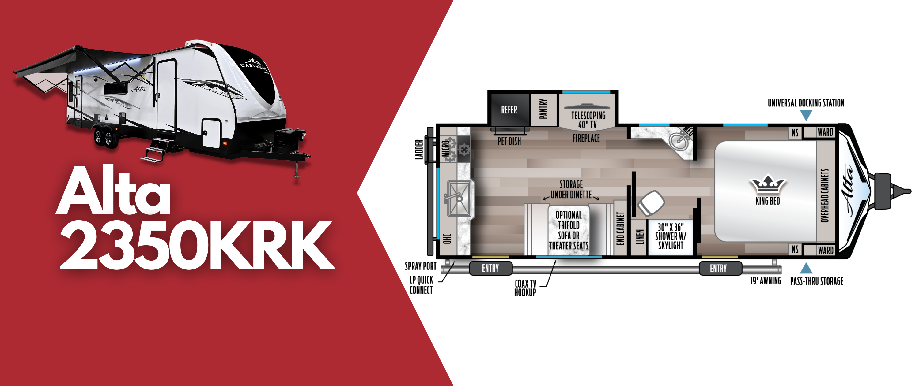 Rent Alta 2350krk CampOut RV Stratford Ontario